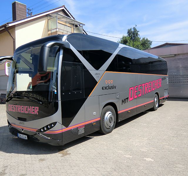 Omnibus Heinrich Oestreicher in Freiamt bei Freiburg